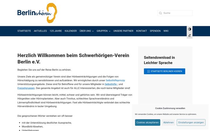 Screenshot van berlinerhoeren.de
