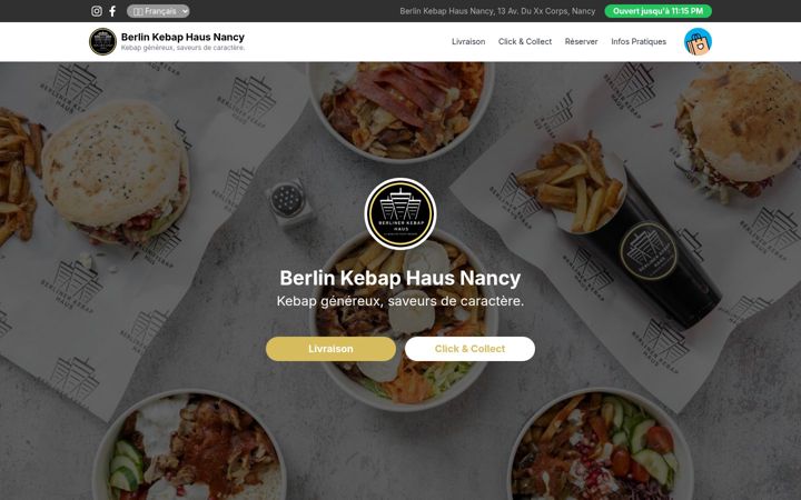 Screenshot of berlinerkebaphauss.fr