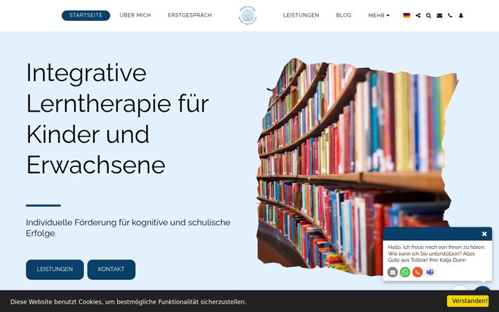 Screenshot of berlinerlerntherapeutin.com