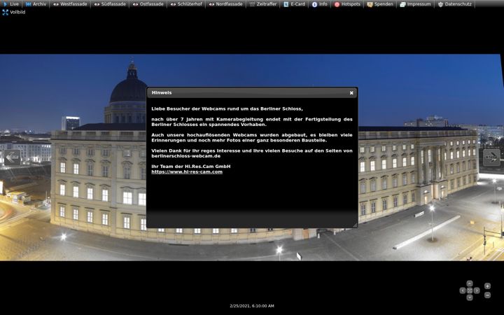Screenshot van berlinerschloss-webcam.de