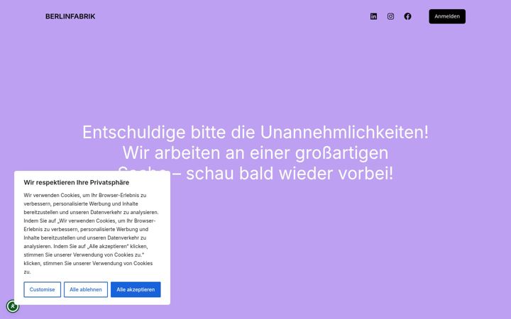 Screenshot of berlinfabrik.de