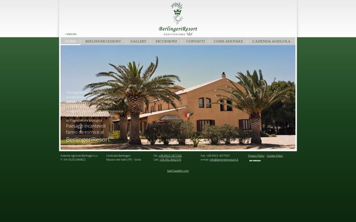 Screenshot of berlingeriresort.it