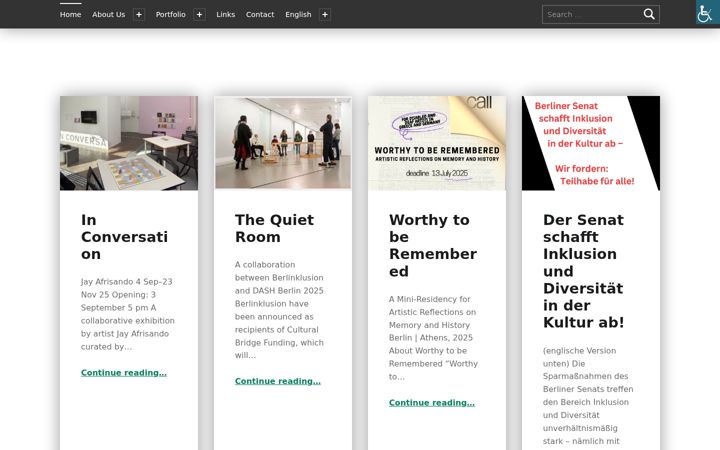 Screenshot of berlinklusion.org