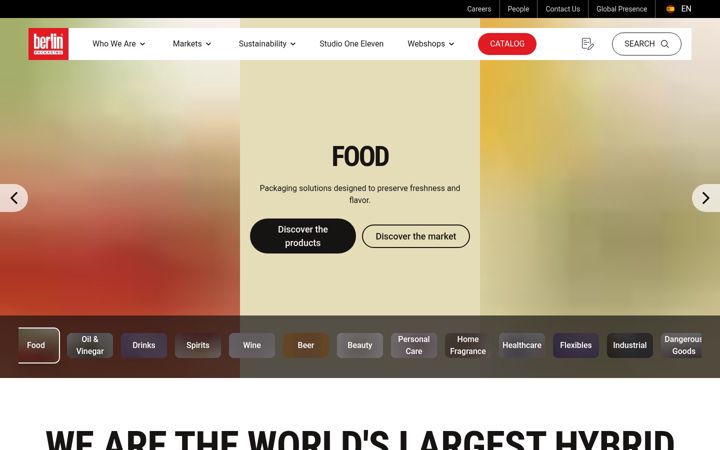 Screenshot of berlinpackaging.es