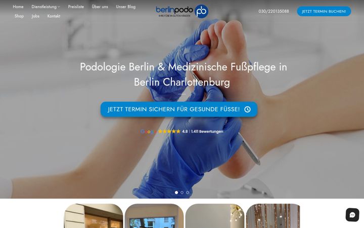 Screenshot of berlinpodo.de