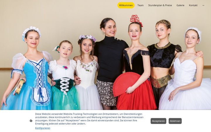 Screenshot of berlinschoolofdance.de