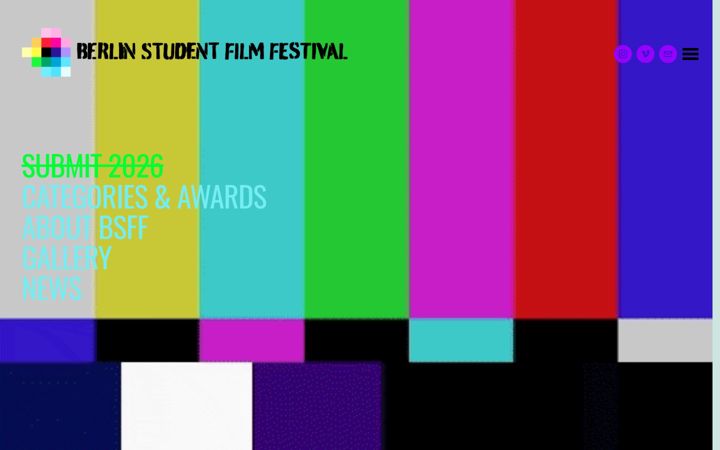 Screenshot of berlinstudentfilmfestival.com