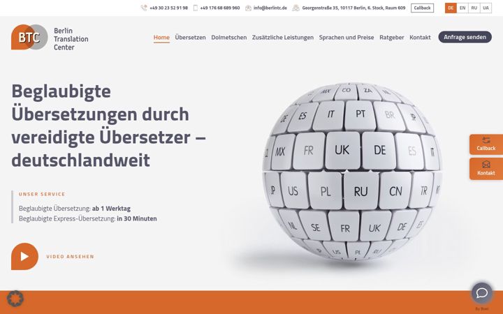 Screenshot of berlintc.de