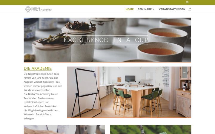 Screenshot of berlinteaacademy.de