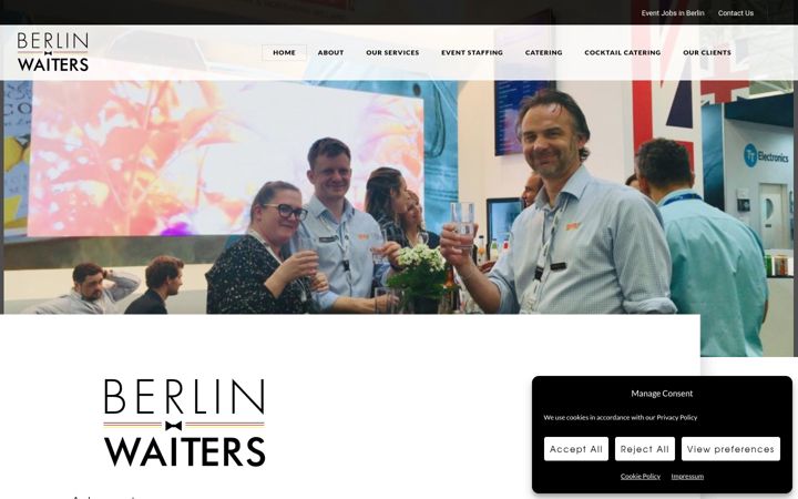 Screenshot of berlinwaiters.com