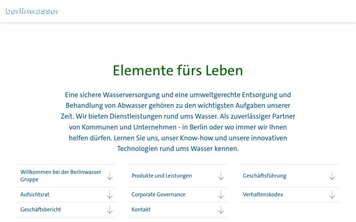Screenshot of berlinwasser.de