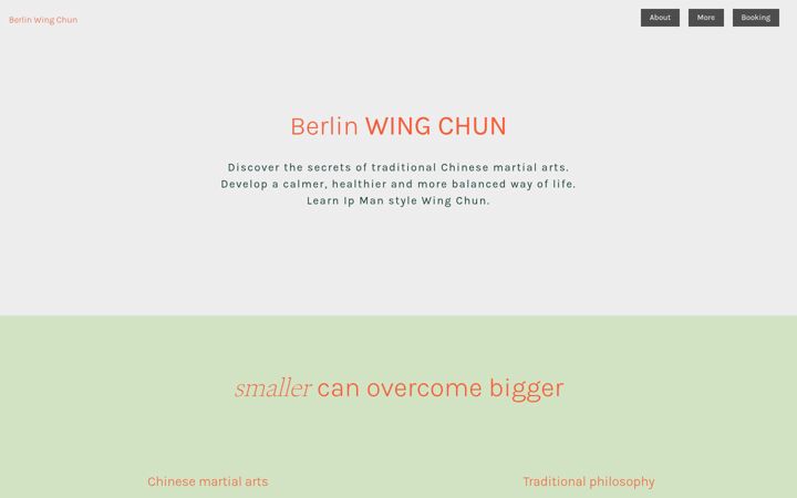 Screenshot of berlinwingchun.de