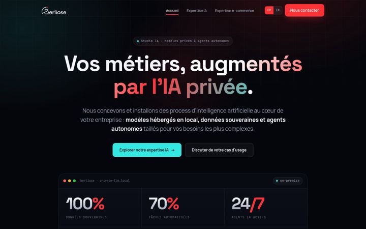 Screenshot of berliose.com