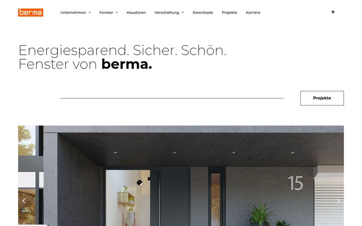 Screenshot of berma.de