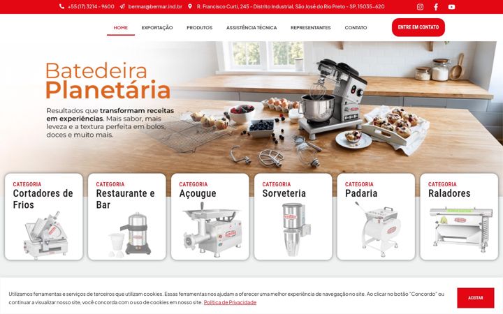 Screenshot of bermar.ind.br