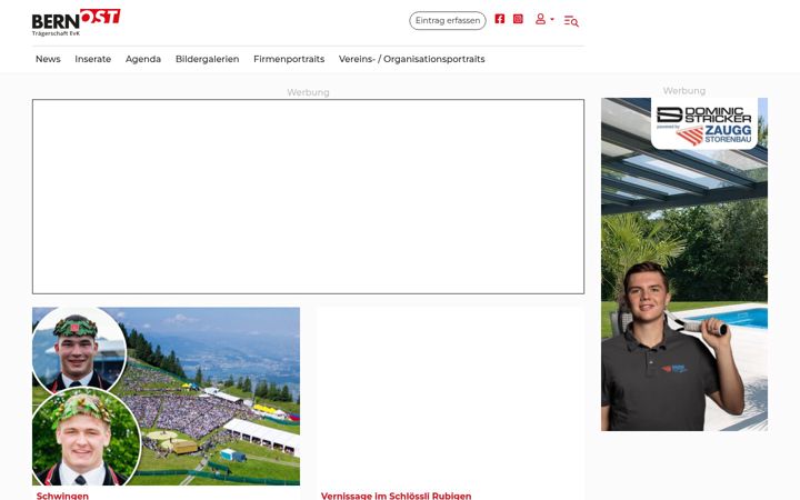 Screenshot of bern-ost.ch
