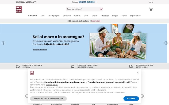 Screenshot of bernabei.it