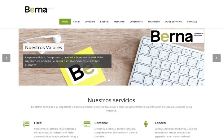 Screenshot of bernaconsultores.com