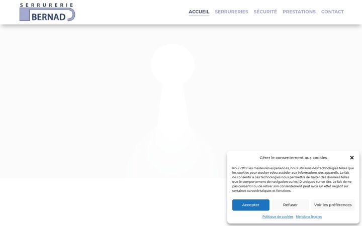Screenshot of bernad-serrurerie.fr
