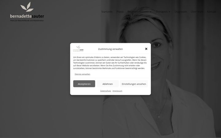 Zrzut ekranu bernadette-sauter.de