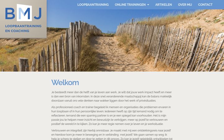Screenshot of bernadettemeijer.nl