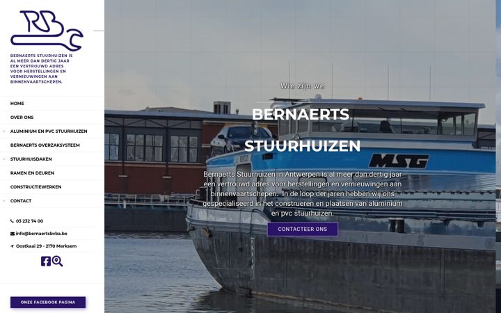 Screenshot of bernaertsbvba.be