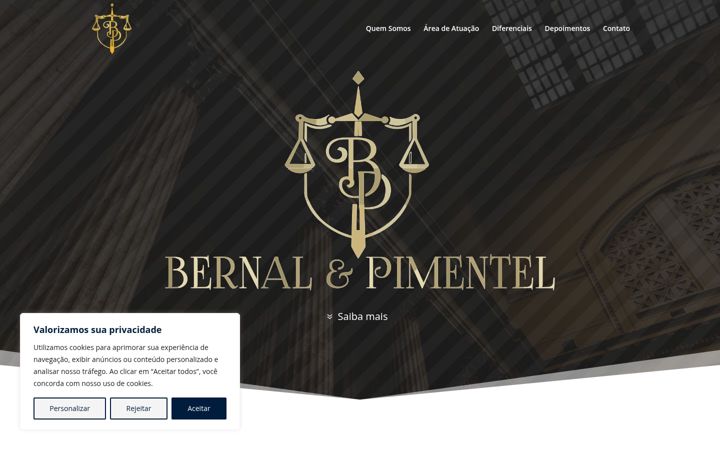 Screenshot of bernalepimentel.com.br