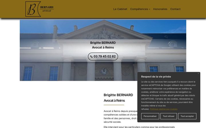 Screenshot of bernard-avocat-reims.com