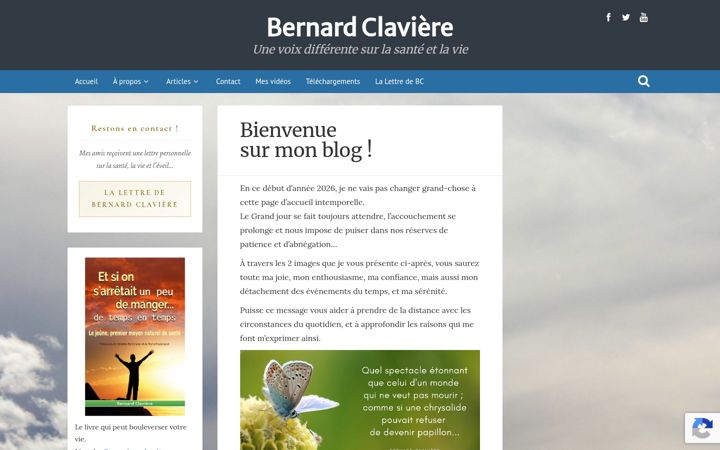 Ekrānuzņēmums no bernard-claviere.fr