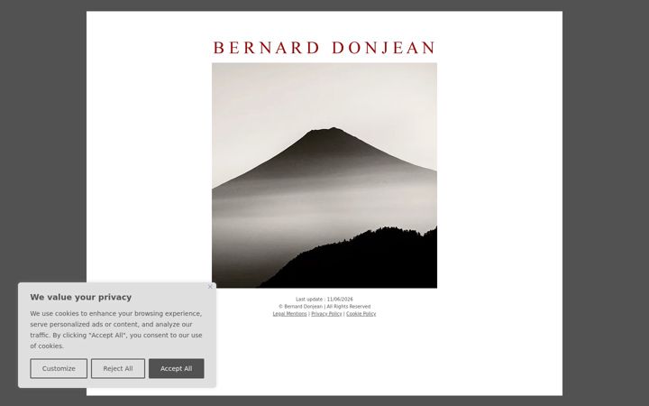 Screenshot of bernarddonjean.com