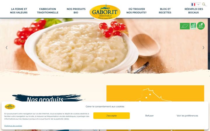 Screenshot of bernardgaborit.fr