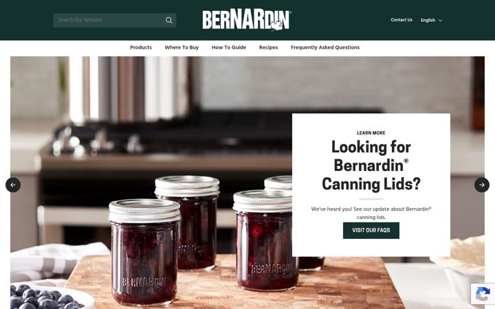 Ekrano kopija bernardin.ca