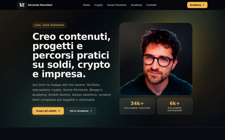 Screenshot of bernardomascellani.com