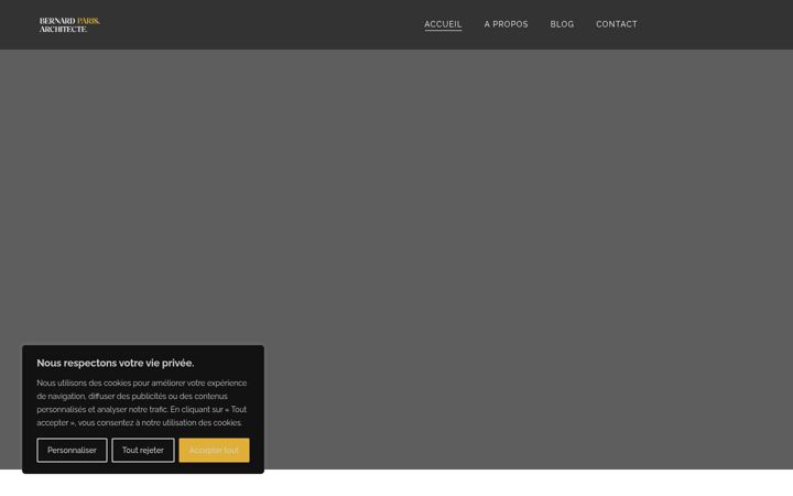Screenshot of bernardparis-architecte.fr