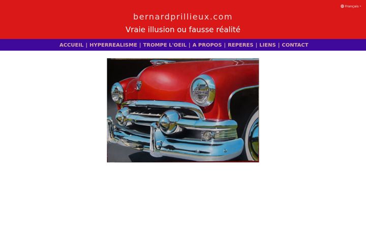 Screenshot of bernardprillieux.com