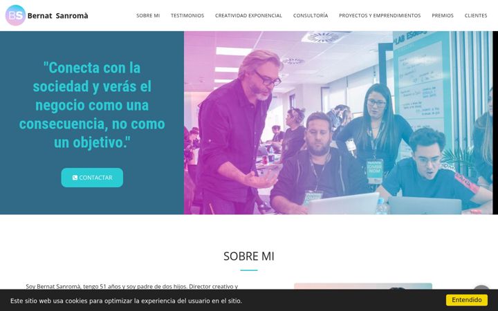 Screenshot von bernatsanroma.net