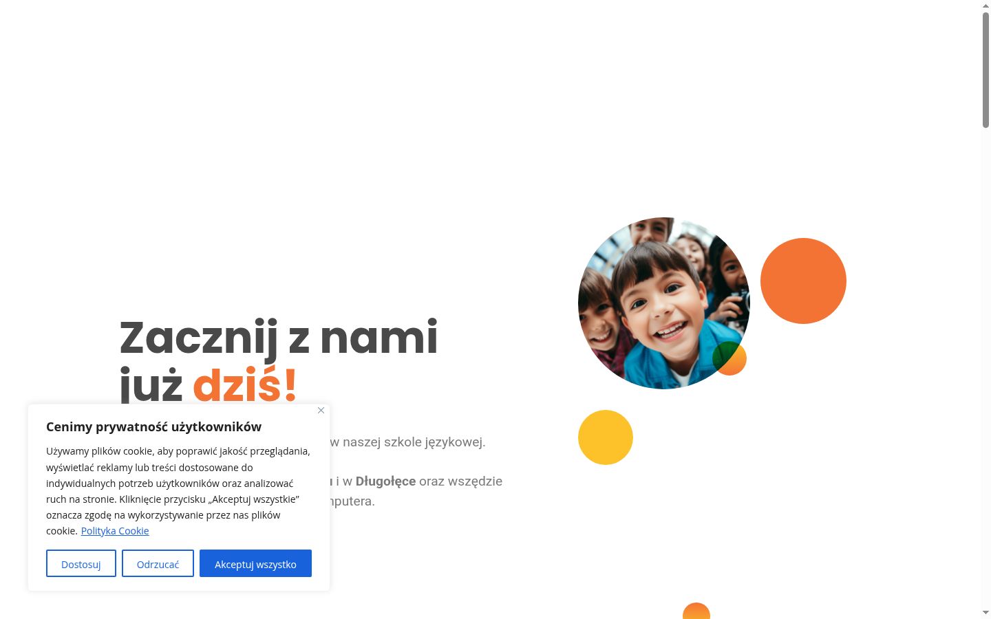 Képernyőkép a bármilyen interakció előtt megjelenő hozzájárulási bannerről
