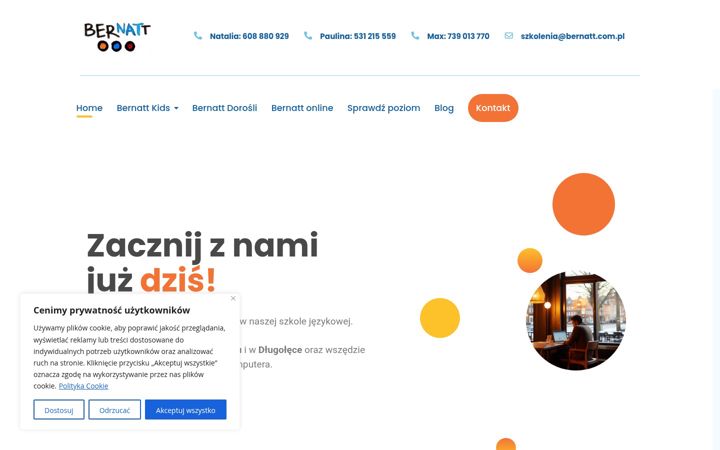 Skärmbild av bernatt.com.pl