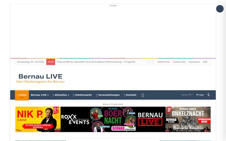 Screenshot of bernau-live.de