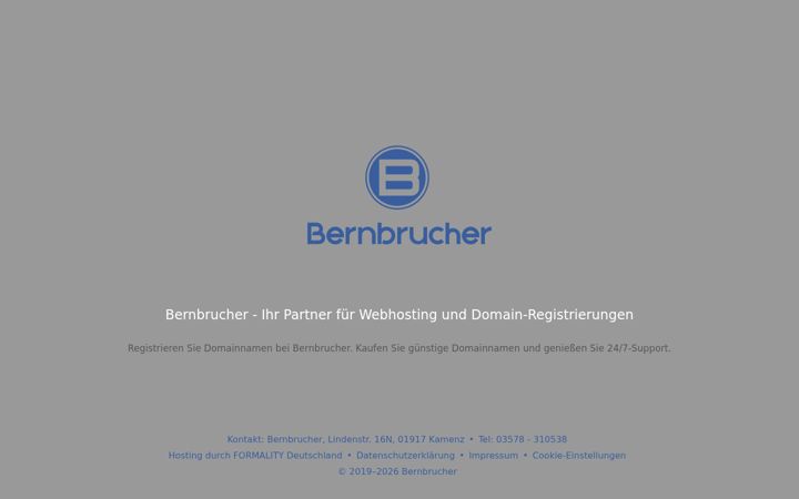 Screenshot of bernbrucher.com