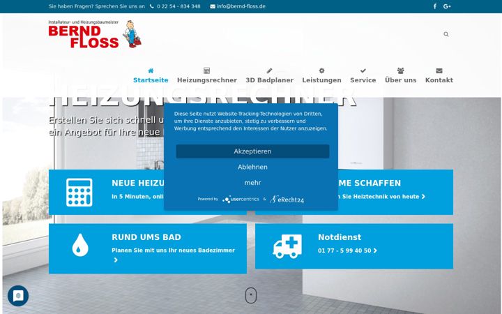 Screenshot of bernd-floss.de