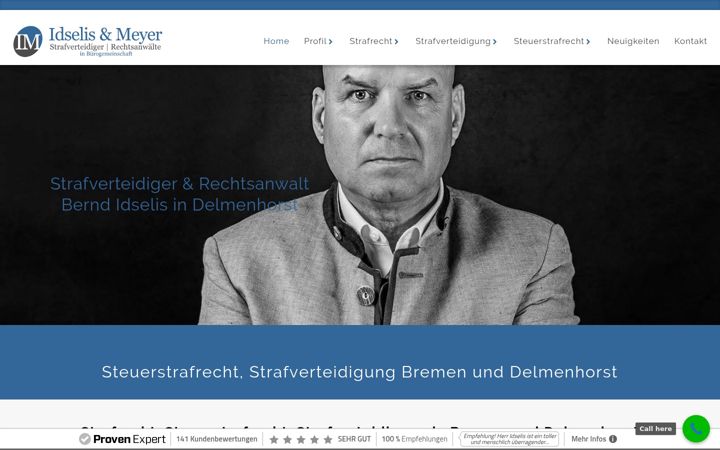 Screenshot of bernd-idselis.de