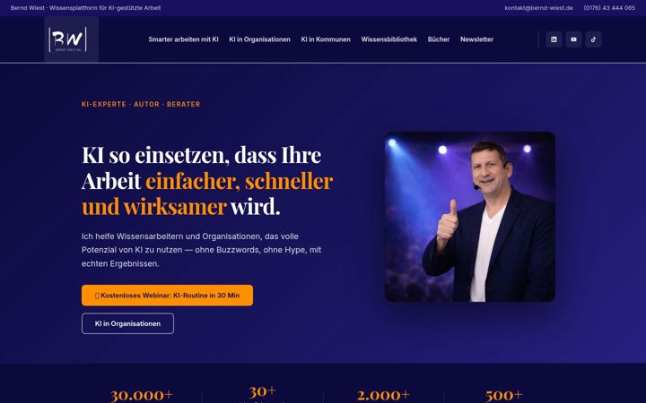 Screenshot of bernd-wiest.de