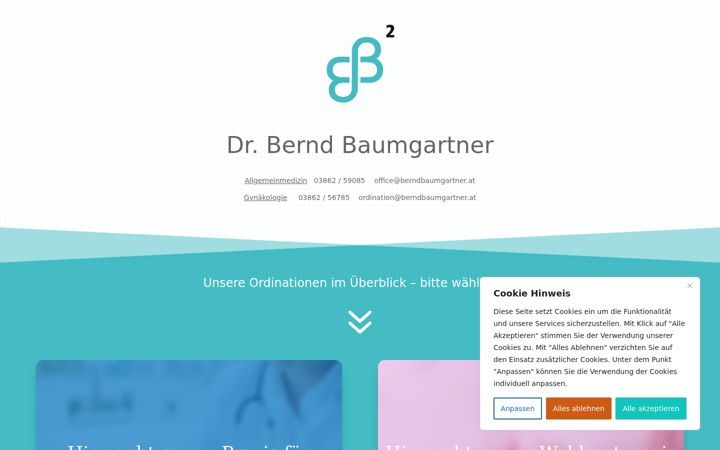 Skærmbillede af berndbaumgartner.at