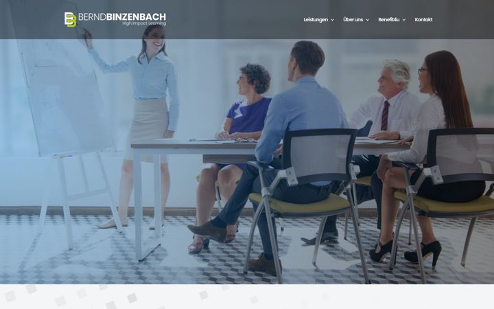 Екранна снимка на berndbinzenbach.de