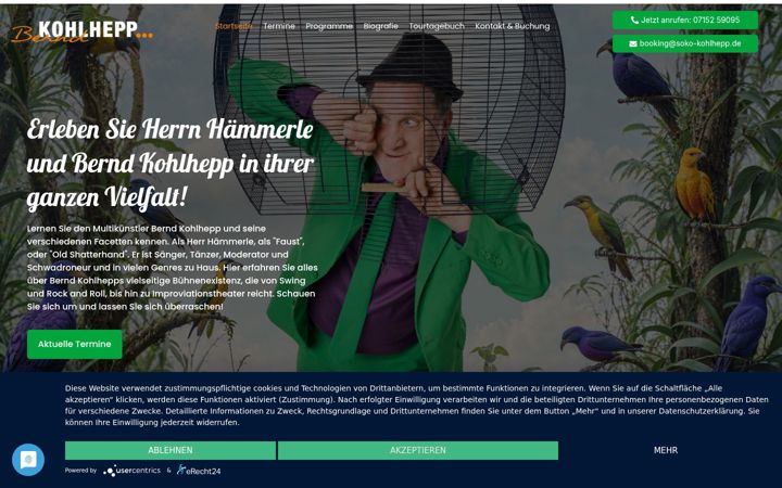Screenshot of berndkohlhepp.de