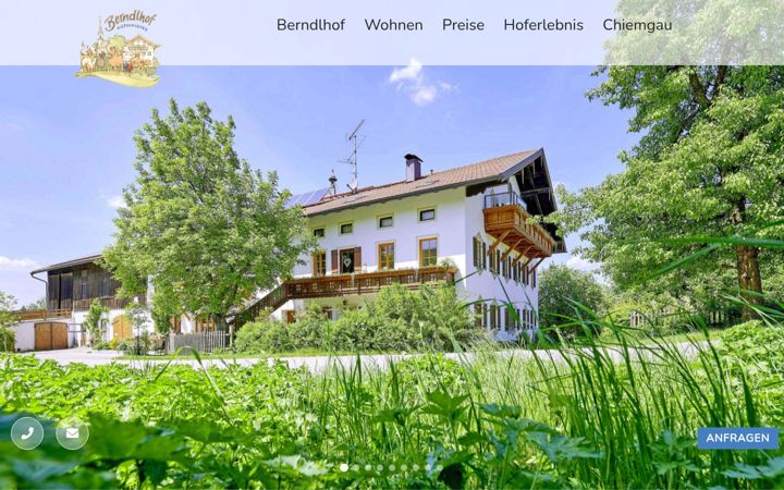 Screenshot of berndlhof.de