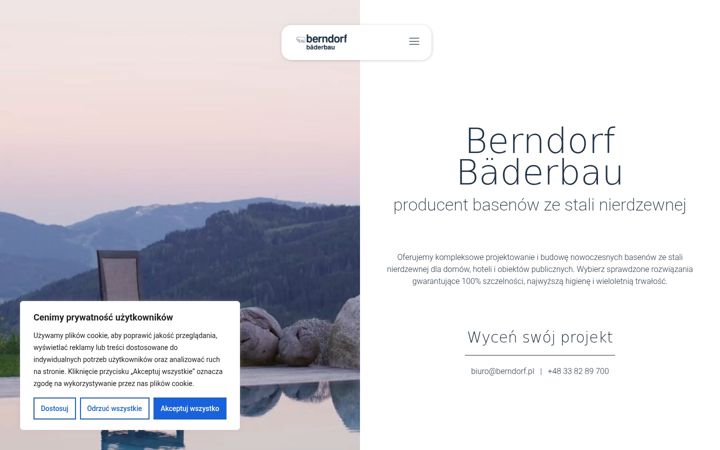 Screenshot of berndorf.pl