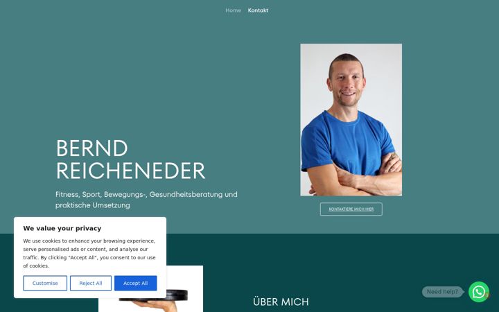 Screenshot of berndreicheneder.de
