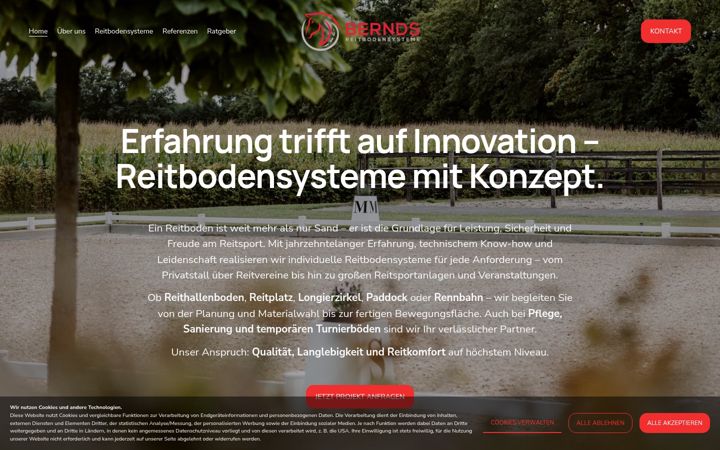 Screenshot of bernds-reitbodensysteme.de